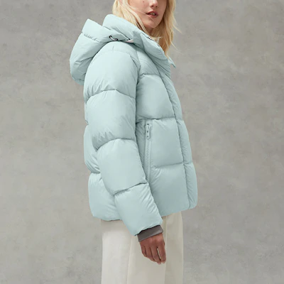 (W) Canada Goose Pastels Jaket Pendek Kalis Air Biru Bulu Angsa Parka. 2602LB1-463 Purchase (W) Canada Goose Pastels Jaket Pendek Kalis Air Biru Bulu Angsa Parka. 2602LB1-463