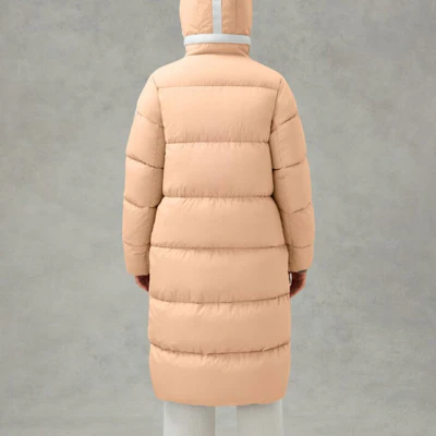 (W) Canada Goose Pasteles SS22 Chaqueta Larga Mujer Misty Orange Blanca Logo 2610LB1-1387 Purchase (W) Canada Goose Pasteles SS22 Chaqueta Larga Mujer Misty Orange Blanca Logo 2610LB1-1387