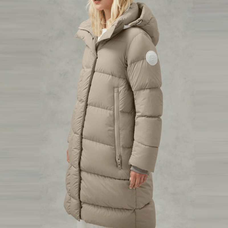 (Women) Canada Goose Pastels White Label Long Puffer Parka Coat Light Grey. 2610LB1-432 圖 6
