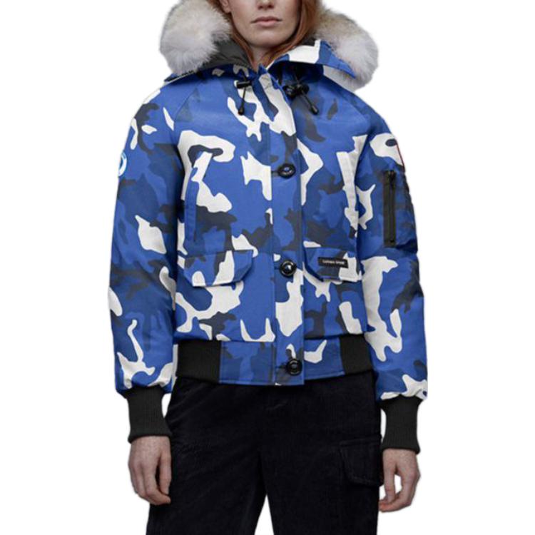 (Women) Canada Goose PBI Chilliwack Camo Print Down Bomber Jacket Women Blue. 7999LPBP 圖 3