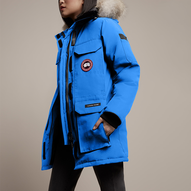 Shop (Women) Canada Goose PBI Expedition Parka Blue Fusion Fit Winter Jacket 4565LPA-64