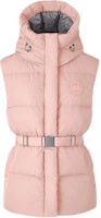 (Women) Canada Goose Rayla Pink Hooded Windproof Waterproof Sleeveless Vest. 8813W-1673 (Women) Canada Goose Rayla Pink Hooded Windproof Waterproof Sleeveless Vest. 8813W-1673