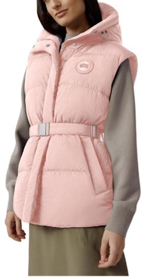 (W) 加拿大鹅Rayla粉色连帽防风防水无袖背心. 8813W-1673 Shop (W) 加拿大鹅Rayla粉色连帽防风防水无袖背心. 8813W-1673