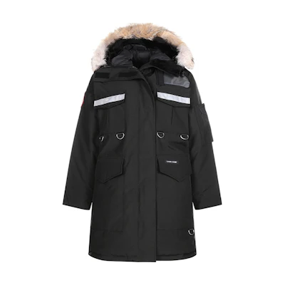 (Women) Canada Goose Red Label Black Hooded Parka Down Jacket 8501L-61