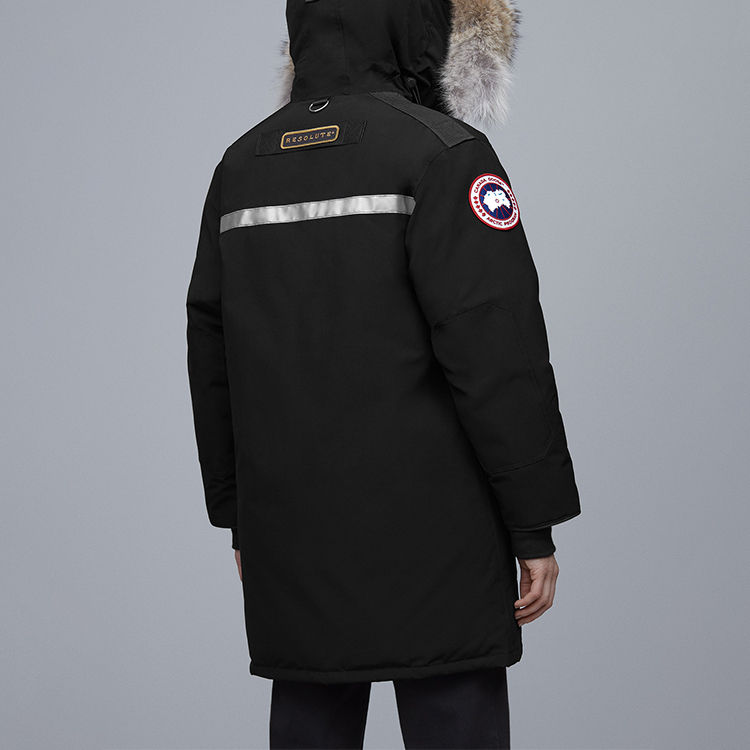 (Women) Canada Goose Red Label Black Hooded Parka Down Jacket 8501L-61 圖 5