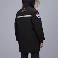 Purchase (W) Canada Goose Red Label Jaket Parka Hitam Berhoodie Bulu Angsa. 8501L-61