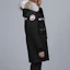 Details for (Women) Canada Goose Red Label Black Hooded Parka Down Jacket 8501L-61