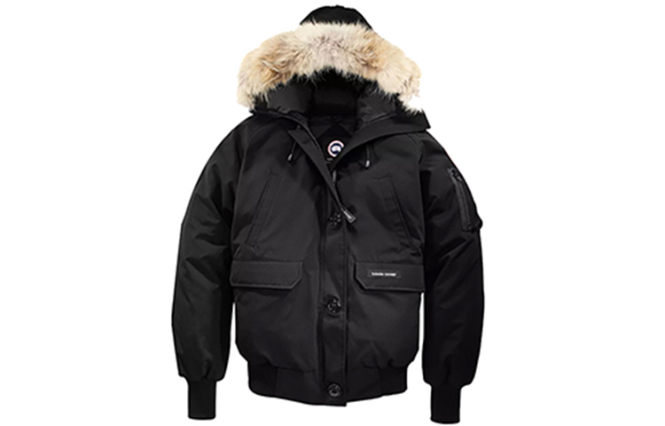 Shop (Women) Canada Goose Red Label Ski Aviator Jacket with Fur Hood 7999L-61