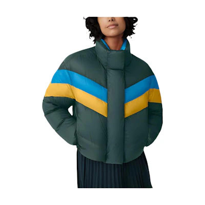 (Women) Canada Goose Reformation Colorblock Zip Puffer Jacket 1090WRE1-1498