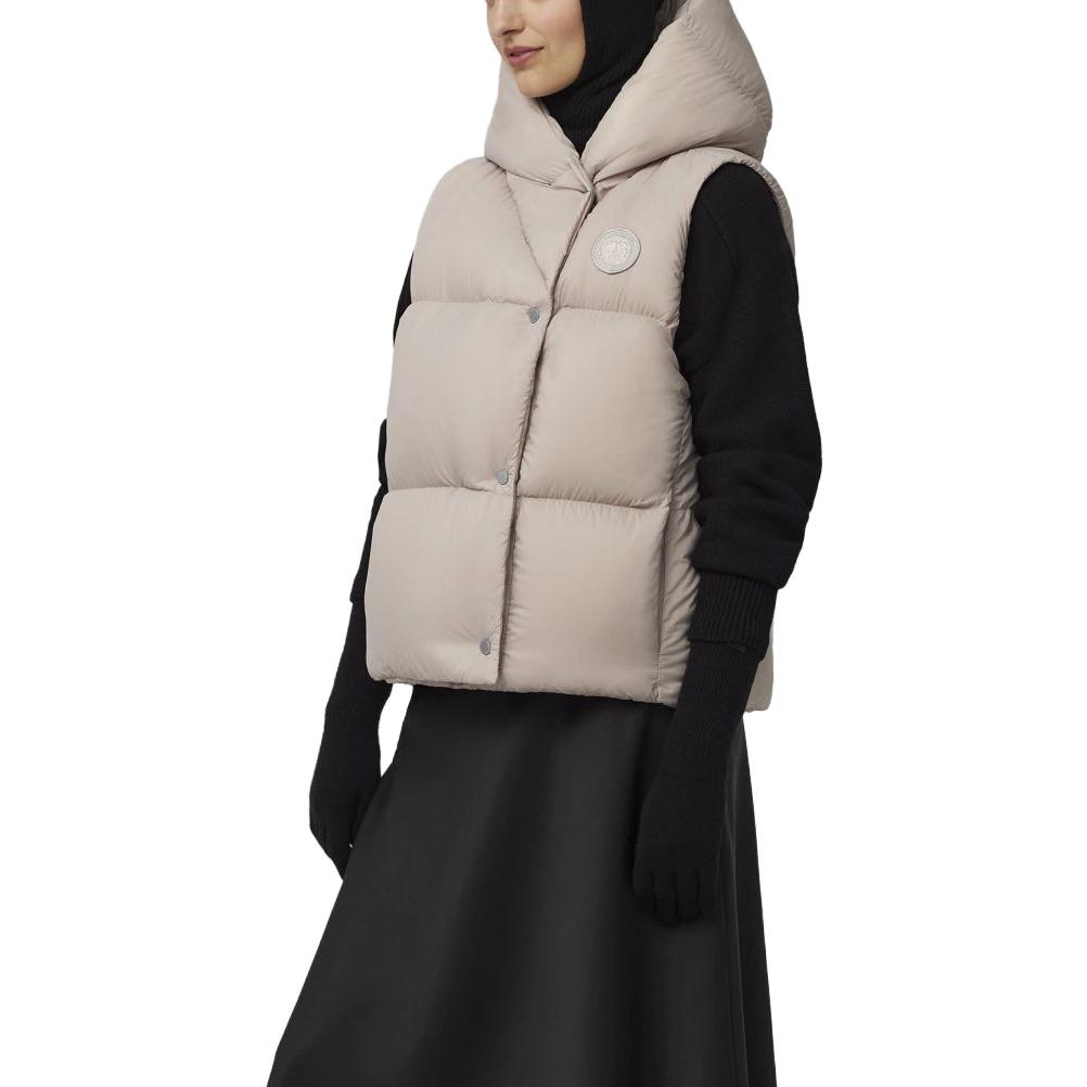 Details for (W) Canada Goose Rhoda Jaket Tanpa Lengan Berhud Warna Solid 4831W-432