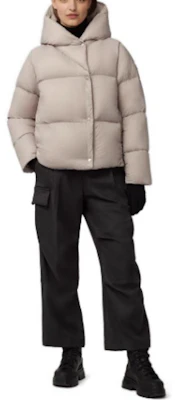 (W) Canada Goose Rhoda FW23 Jaket Anti Air Ringan Abu-Abu Stone. 4829W-432 Lookbook (W) Canada Goose Rhoda FW23 Jaket Anti Air Ringan Abu-Abu Stone. 4829W-432