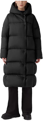 (W) Canada Goose Rhoda FW23 長版黑色羽絨外套-防水防風 4827W-61 Order (W) Canada Goose Rhoda FW23 長版黑色羽絨外套-防水防風 4827W-61