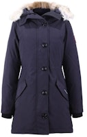 (Women) Canada Goose Rossclair Fusion Fit Navy Parka Down Jacket 2580LA-67 (Women) Canada Goose Rossclair Fusion Fit Navy Parka Down Jacket 2580LA-67