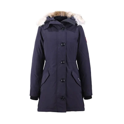 (Women) Canada Goose Rossclair Fusion Fit Navy Parka Down Jacket 2580LA-67