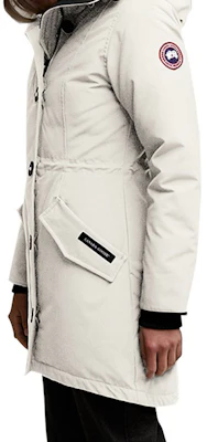 (W) Canada Goose Rossclair Fusion Fit Parka, Etiqueta Roja, Blanco Amanecer. 2580LA-827 Shop (W) Canada Goose Rossclair Fusion Fit Parka, Etiqueta Roja, Blanco Amanecer. 2580LA-827