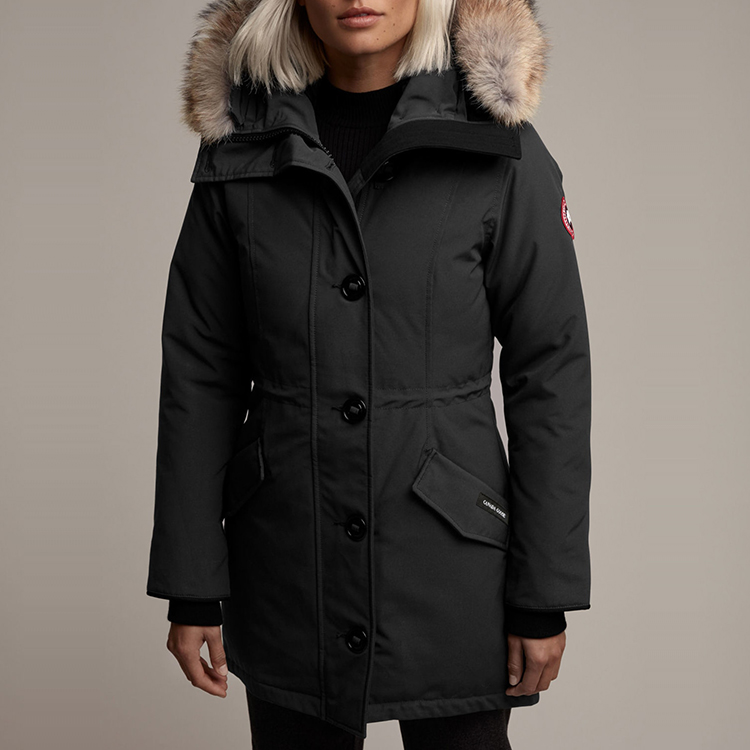 Lookbook (W) カナダグース ロスクレア フュージョンフィット パーカ レッドラベル ブラックジャケット 2580LA-61