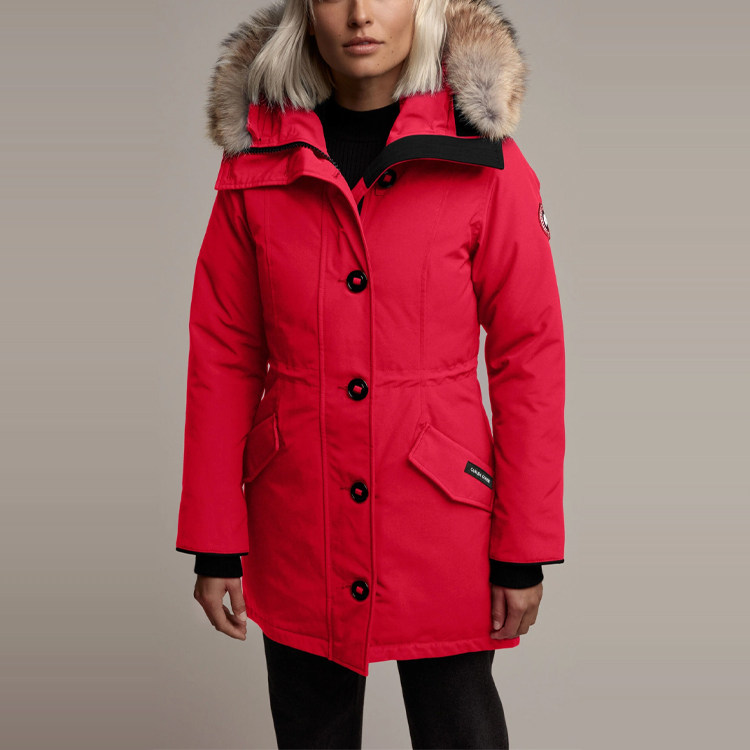 Lookbook (W) カナダグース ロスクレア フュージョンフィット パーカ レッド - 防水ダウンコート 2580LA-11