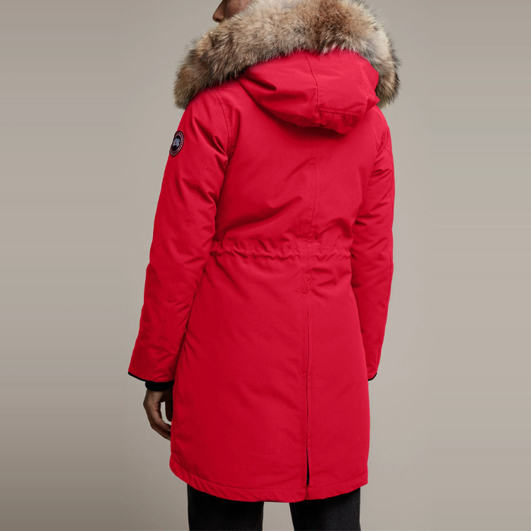 Shop (W) カナダグース ロスクレア フュージョンフィット パーカ レッド - 防水ダウンコート 2580LA-11