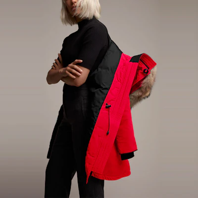 (W) カナダグース ロスクレア フュージョンフィット パーカ レッド - 防水ダウンコート 2580LA-11 Purchase (W) カナダグース ロスクレア フュージョンフィット パーカ レッド - 防水ダウンコート 2580LA-11