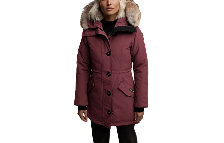 (Women) Canada Goose Rossclair Fusion Fit Red Label Parka Jacket Berry Red 2580LA-810 圖 2
