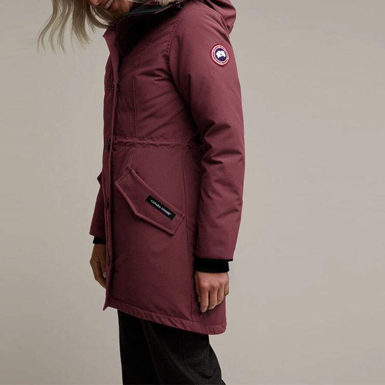 (Women) Canada Goose Rossclair Fusion Fit Red Label Parka Jacket Berry Red 2580LA-810 圖 4