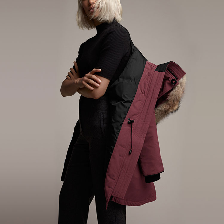 (Women) Canada Goose Rossclair Fusion Fit Red Label Parka Jacket Berry Red 2580LA-810 圖 5