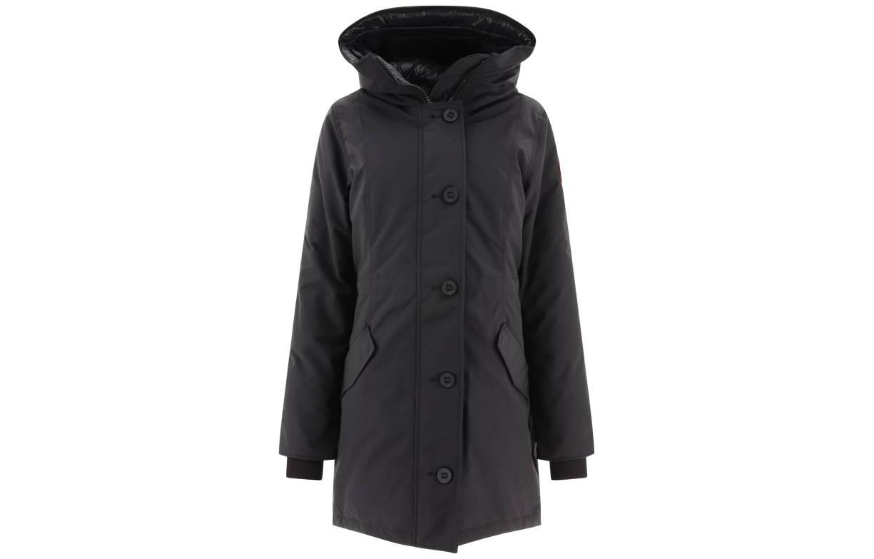 (Women) Canada Goose Rossclair FW23 Black Windproof Waterproof Hooded Jacket 2580W4-761 圖 2