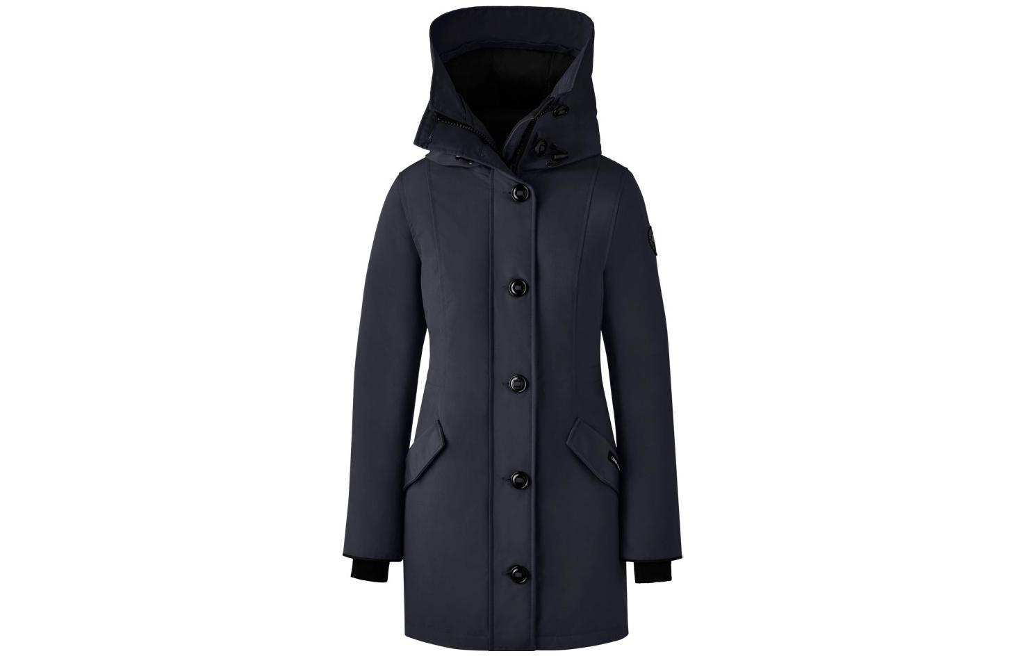 (Women) Canada Goose Rossclair Parka  Navy/Black Detachable Fur Hood Black Label. 2580LB-67 圖 3