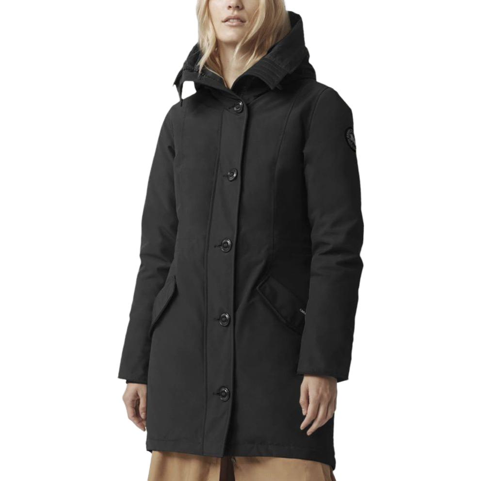 (Women) Canada Goose Rossclair Parka  Navy/Black Detachable Fur Hood Black Label. 2580LB-67 圖 5