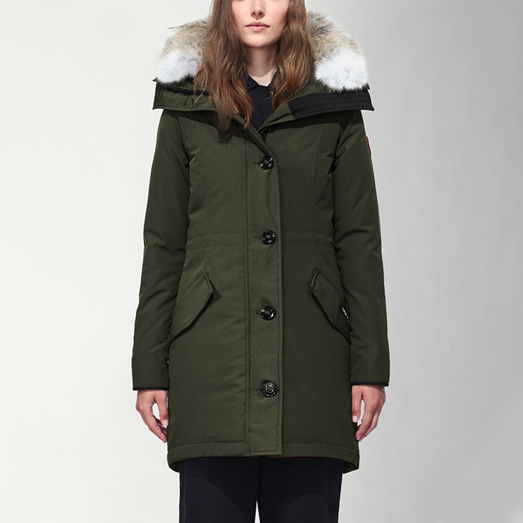 Lookbook (Women) Canada Goose Rossclair Parka Winter Coat Army Green 2580L-49