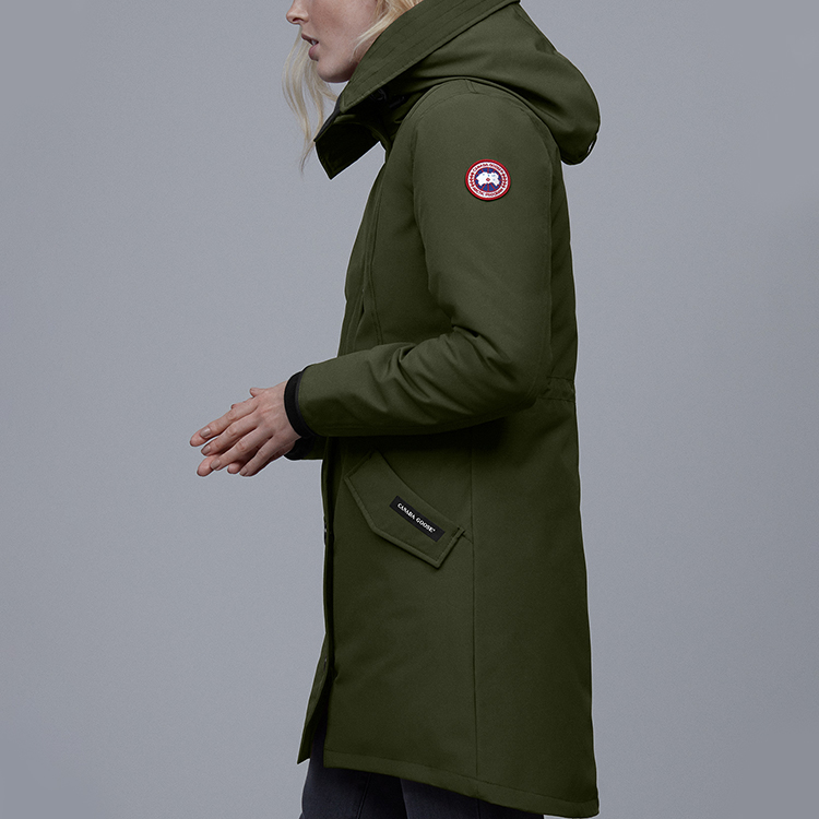Purchase (Women) Canada Goose Rossclair Parka Winter Coat Army Green 2580L-49