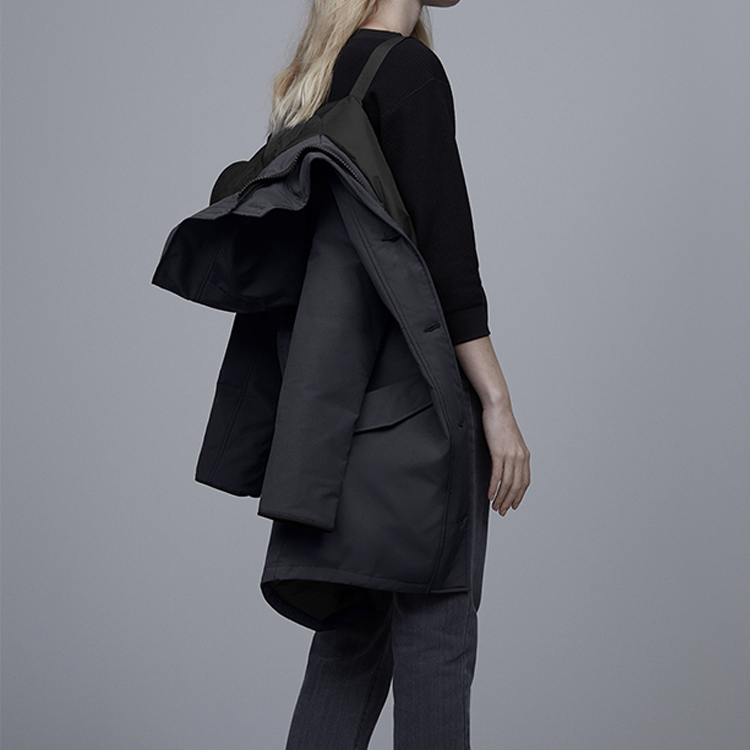 Purchase (W) Canada Goose Rossclair Red Label Parka - Abrigo Impermeable de Plumas Azul Marino 2580L-67