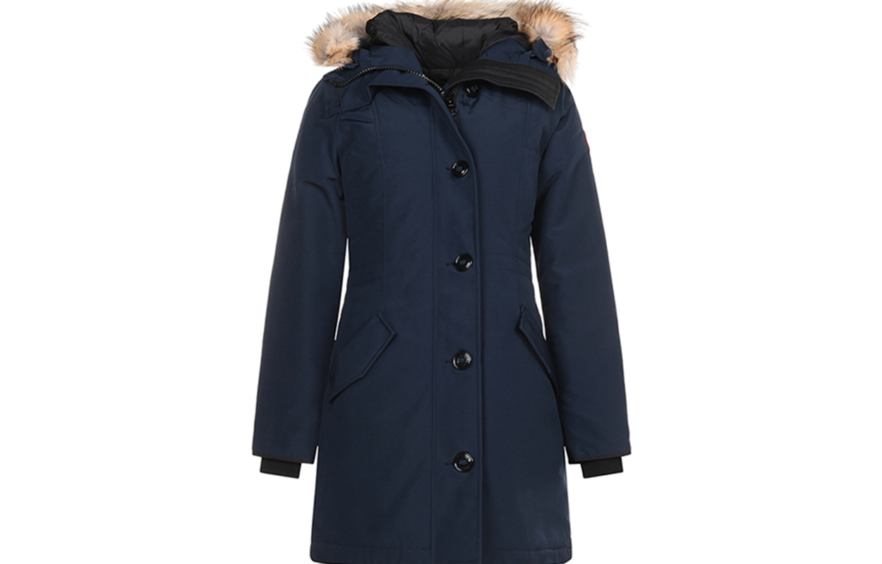 (Women) Canada Goose Rossclair Red Label Waterproof Down Parka Ocean Blue 2580L-63