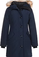 (Women) Canada Goose Rossclair Red Label Waterproof Down Parka Ocean Blue 2580L-63 (Women) Canada Goose Rossclair Red Label Waterproof Down Parka Ocean Blue 2580L-63