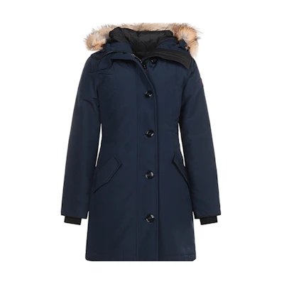 (Women) Canada Goose Rossclair Red Label Waterproof Down Parka Ocean Blue 2580L-63