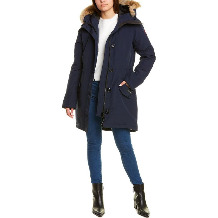 (Women) Canada Goose Rossclair Red Label Waterproof Down Parka Ocean Blue 2580L-63 圖 4