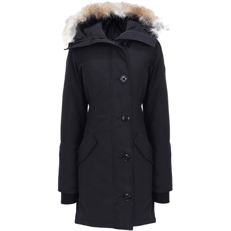 (Women) Canada Goose Rossclair Red Label Windproof Waterproof Parka Black 2580L-61