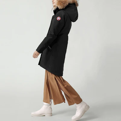 (W) 加拿大鹅 Rossclair 红标防风防水派克大衣 黑色 2580L-61 Sizing (W) 加拿大鹅 Rossclair 红标防风防水派克大衣 黑色 2580L-61