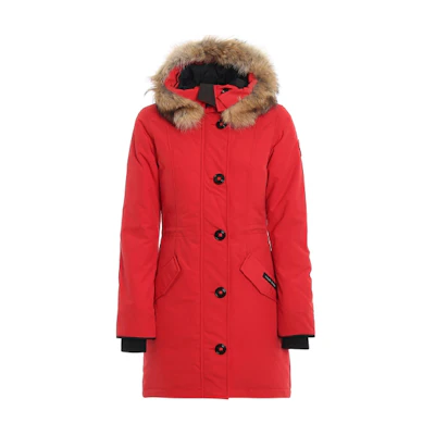 (Women) Canada Goose Rossclair Red Waterproof Down Parka 2580L-11