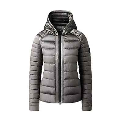 (Women) Canada Goose Roxboro Black Label Gradient Down Jacket Polaris White 2225LB1-504