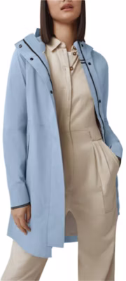 (W) Canada Goose Jaket Hujan Slim-Fit Waterproof Salida Hooded Biru Dawn. 5608L-854 Order (W) Canada Goose Jaket Hujan Slim-Fit Waterproof Salida Hooded Biru Dawn. 5608L-854