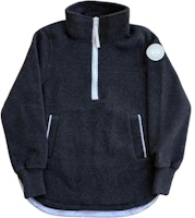 (Women) Canada Goose Severn SS22 Grey Half-Zip Wool Sweater. 7101W1-211 (Women) Canada Goose Severn SS22 Grey Half-Zip Wool Sweater. 7101W1-211