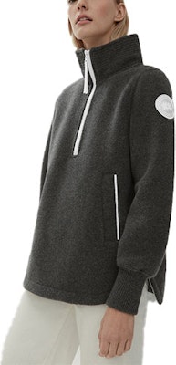 (W) カナダグース Severn SS22 グレー ハーフジップ ウールセーター 7101W1-211 Order (W) カナダグース Severn SS22 グレー ハーフジップ ウールセーター 7101W1-211