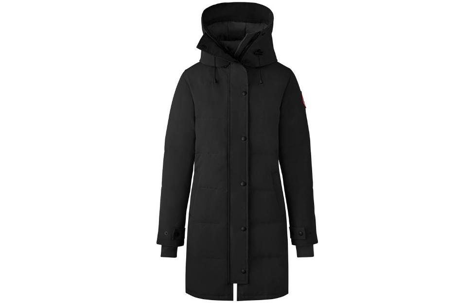 (Women) Canada Goose Shelburne  Black Down Parka Jacket - Warm Winter Coat 3802L61