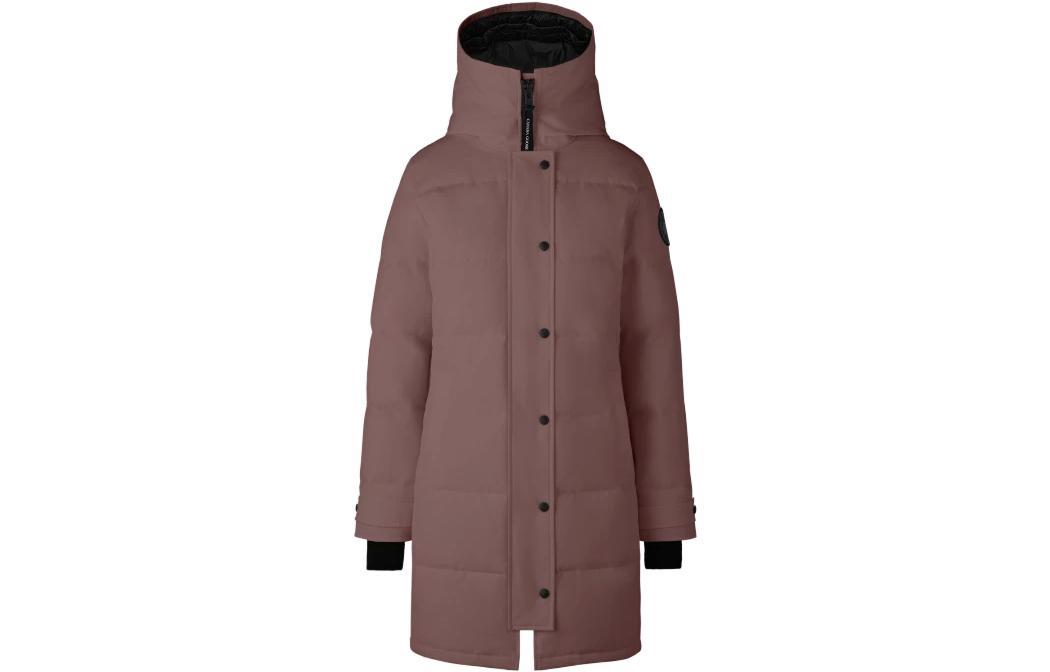 Order (W) Canada Goose Shelburne Parka Largo Marrón Rojo Slim Fit Chaqueta de Invierno. 3802WB-455