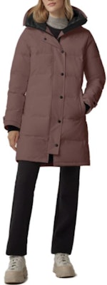 (W) Canada Goose Shelburne Parka Largo Marrón Rojo Slim Fit Chaqueta de Invierno. 3802WB-455 Shop (W) Canada Goose Shelburne Parka Largo Marrón Rojo Slim Fit Chaqueta de Invierno. 3802WB-455