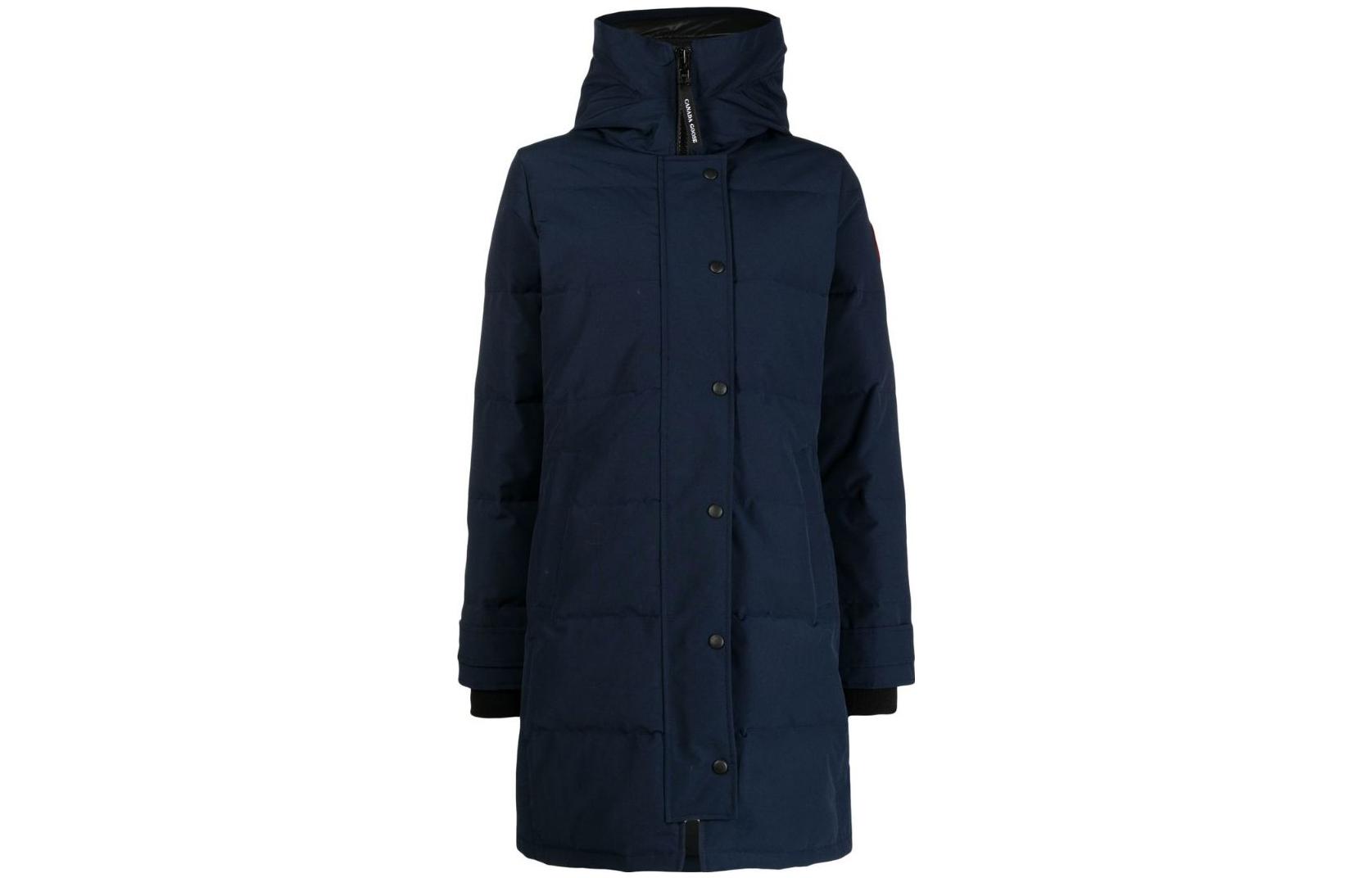 (Women) Canada Goose Shelburne  Navy Down Jacket Windproof Waterproof Coat. 3802W63