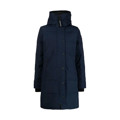 (Women) Canada Goose Shelburne Navy Down Jacket Windproof Waterproof Coat. 3802W63