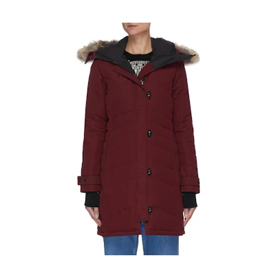 (Women) Canada Goose Shelburne Red Long Parka Down Jacket Windproof Waterproof 3802L-317