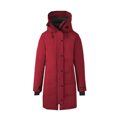 (Women) Canada Goose Shelburne Berry Red Parka Waterproof Down Jacket 3802L-810